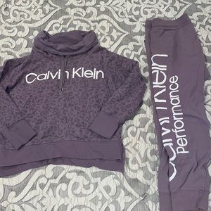 Calvin Klein purple lounge set M